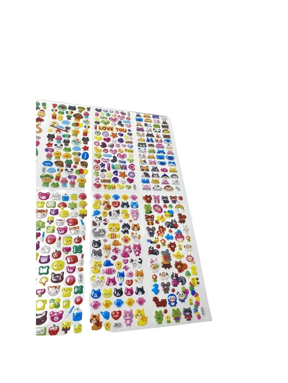 Puffy Stickers 16 Sheets If Stickers 3D Puffy Bubble Stickers Brand New
